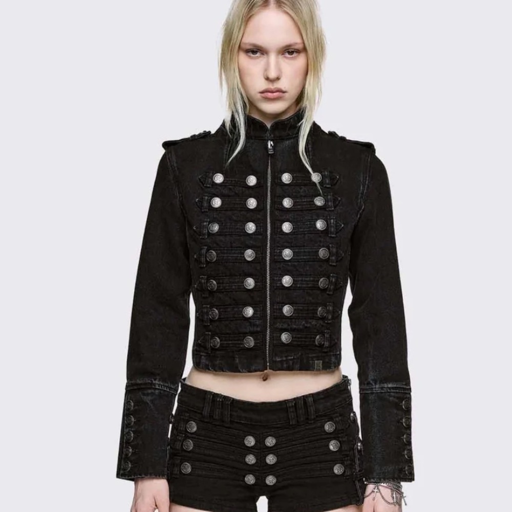 Minga London HILDA MILITARY DENIM JACKET